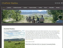 Tablet Screenshot of chatfieldstables.com